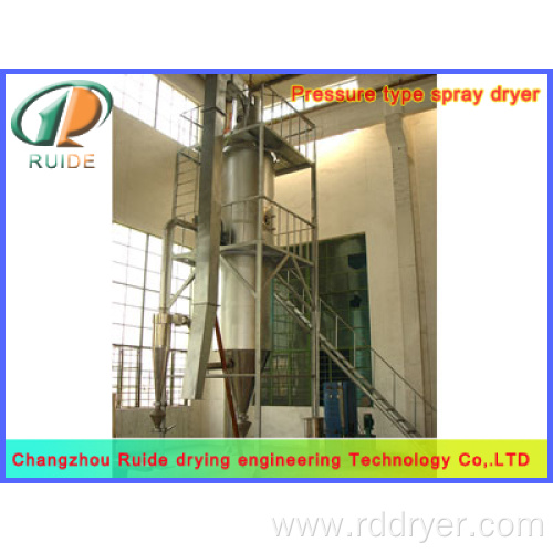 Dye spray drying tower